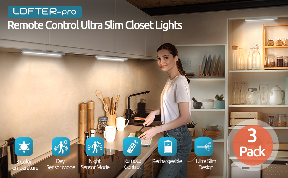 remote control closet lights