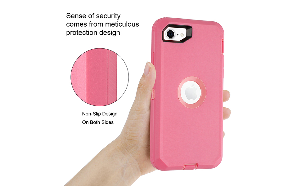 iPhone SE 2022 Case iPhone SE 2020 Case 3 in 1 Heavy Duty