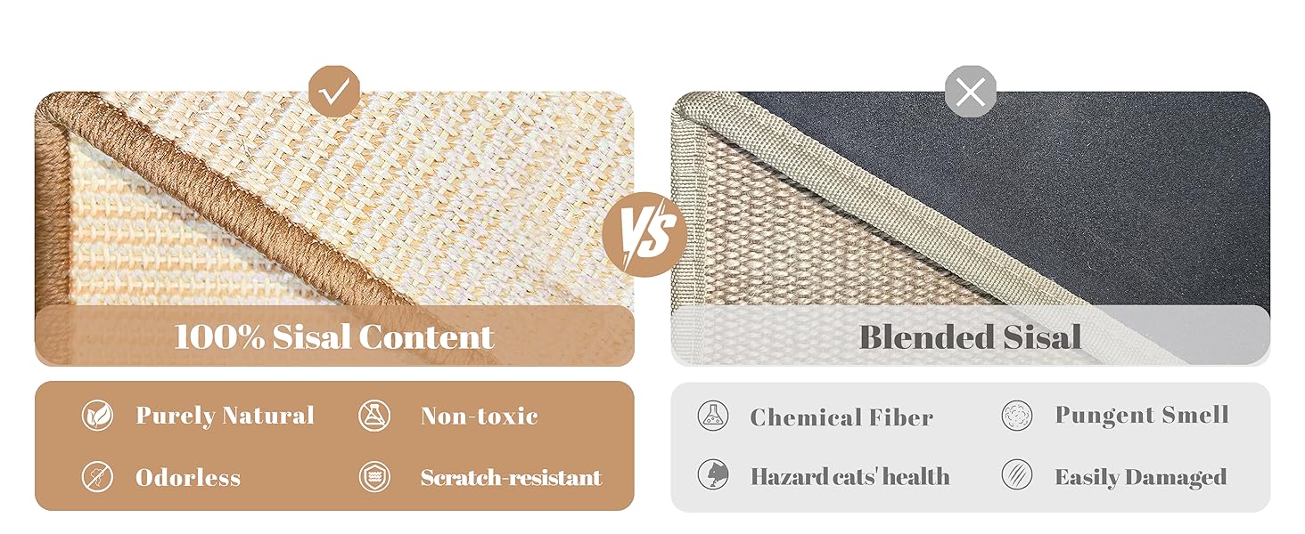 sisal cat scratcher ramp