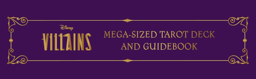 Mega-Sized Tarot: Disney Villains Tarot Deck and Guidebook banner.