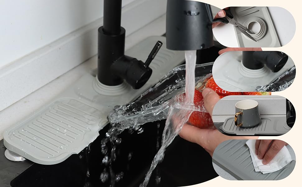 sink water splash guard