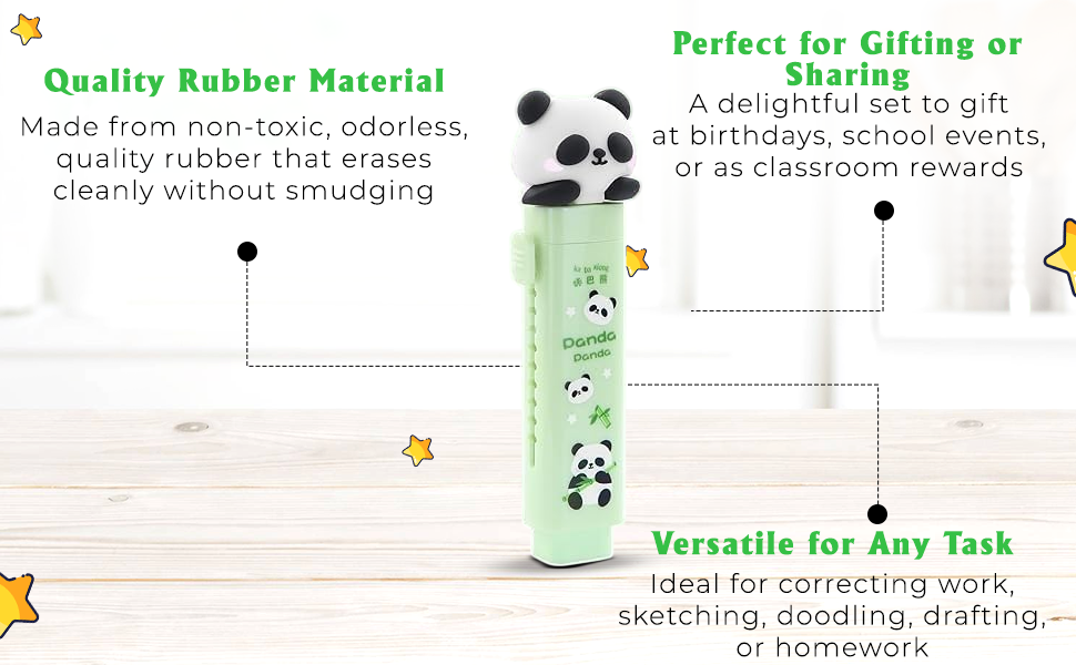 cutter eraser for girls fancy erasers for girls pencil eraser combo pack cartoon erasers for kids