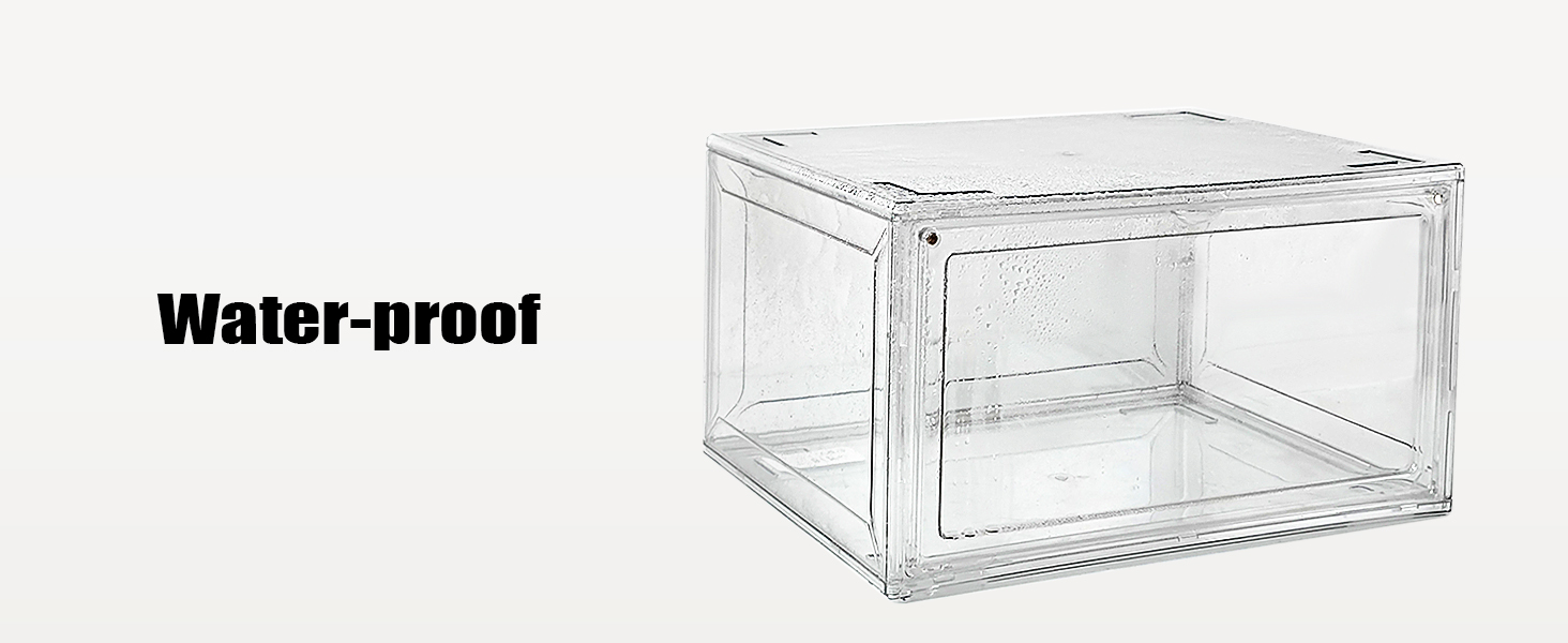 DAYOOH 10 Pack Clear Shoe Boxes Sneaker Storage for