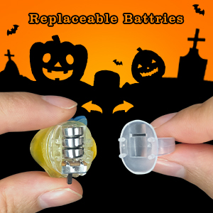 Halloween Light Up Rings