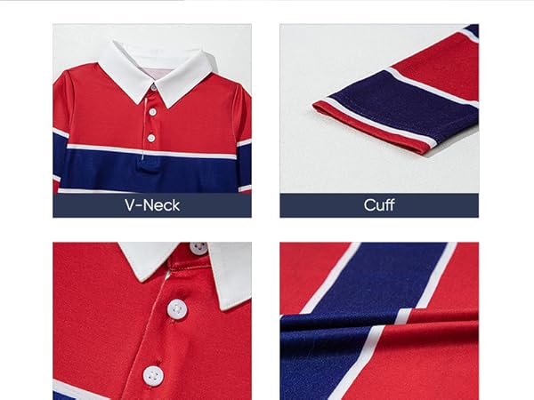 Amazon.com: blibean Boys Long Sleeve Polo Shirt Tween Casual