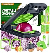 HomeHacks Vegetable Chopper Vegetable Cutter, 12 in 1 Kitchen Gadget, Dicer, Slicer, Onion Cutter...