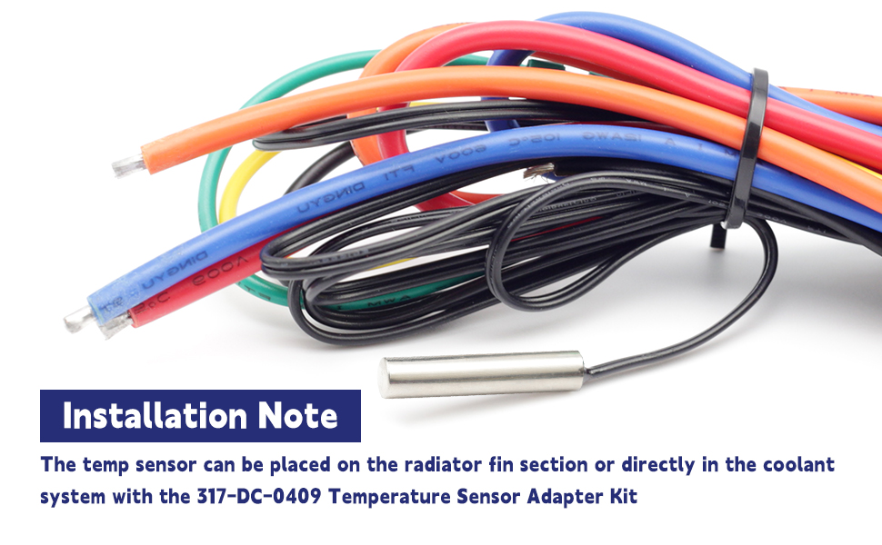 Dusledel Digital Radiator Fans Controller Swith Kit Part