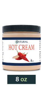 Zatural Hot Cream 8oz Jar