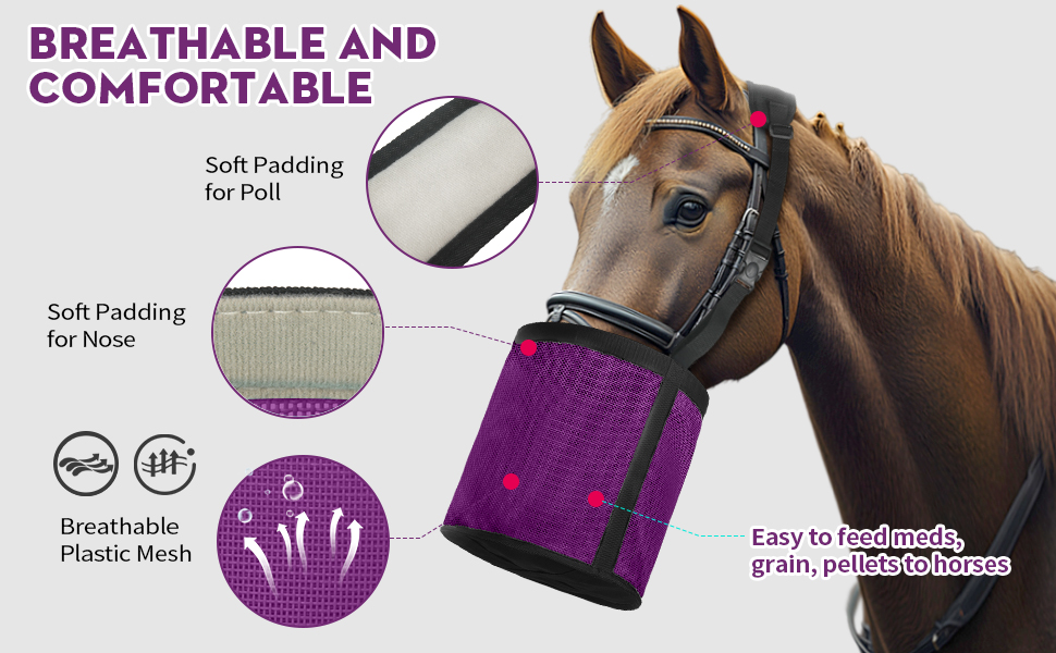 hay feeder for horses feed horses bag feed buckets for horses horse grazing muzzle