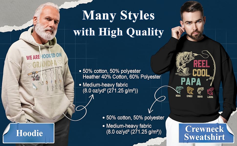 customized fathers day t shirt personalized custom dad men daddy kids names gifts grandpa papa papaw
