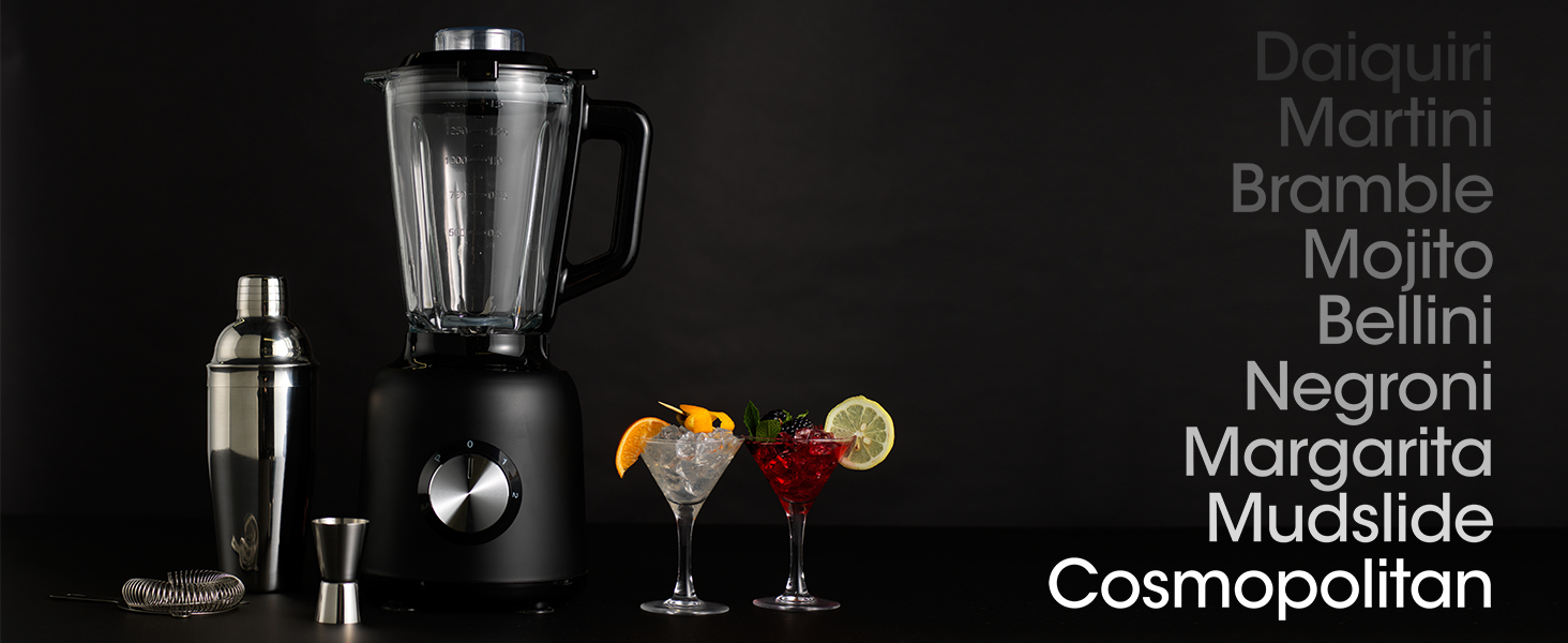 Salter Professional EK5245 Mixologist Glass Jug Blender & Cocktail