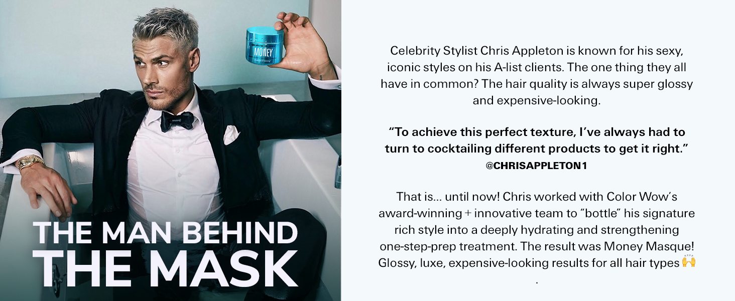 the man behind the mask, Chris Appleton