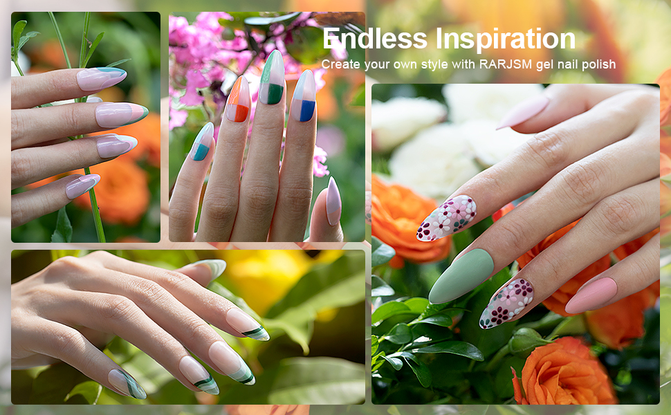 gel liner nail polish gel liner nail art polish set green colors