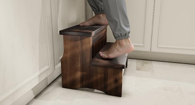wooden step stool