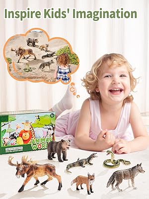 Forest Animals Figures for Kids