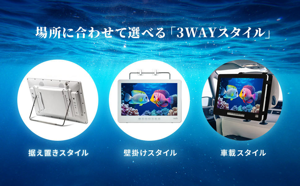 Amazon | [東京Deco] 14インチ 防水テレビ ポータブルDVD