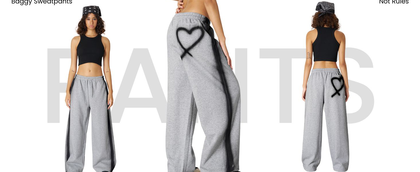 Aelfric Eden Baggy Wide Leg Sweatpants for Women