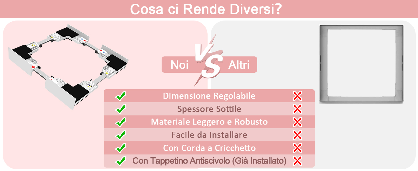 kit sovrapposizione lavatrice