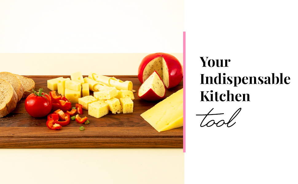 wooden cutting board serving board