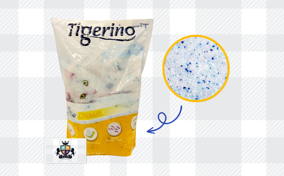 AETN Creations Tigerino Crystals Cat Litter Sensitive 5L Cat Litter