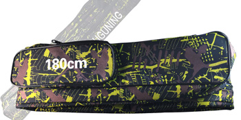 Folding Fishing Rod Case Portable Oxford Pole Tools for Reel Storage Fish Gear Tackle Carry 2 Layer