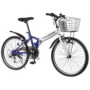 Amazon | 700C型6段変速付折り畳みクロスバイク 折り畳み自転車 Amazon | 700C型6段変速付折り畳みクロスバイク 折り畳み自転車