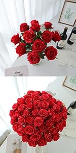 Artificial Silk Rose Flower