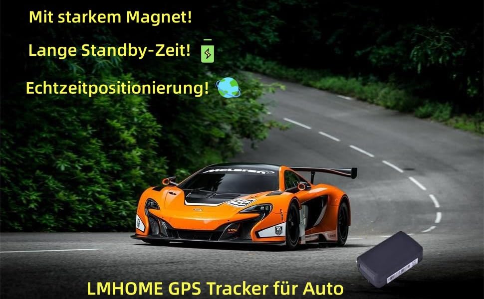 LMHOME Sichern Sie Ihr Fahrzeug, Motorrad, Fahrrad und LKW´s GPS