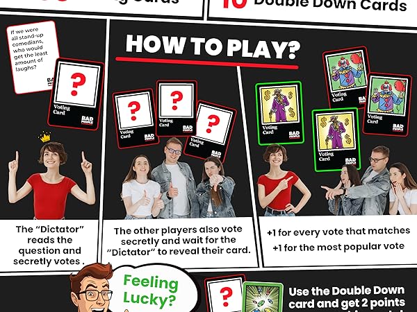 Dyce Games | Bad People Game | Averigua Lo Que Tus Amigos