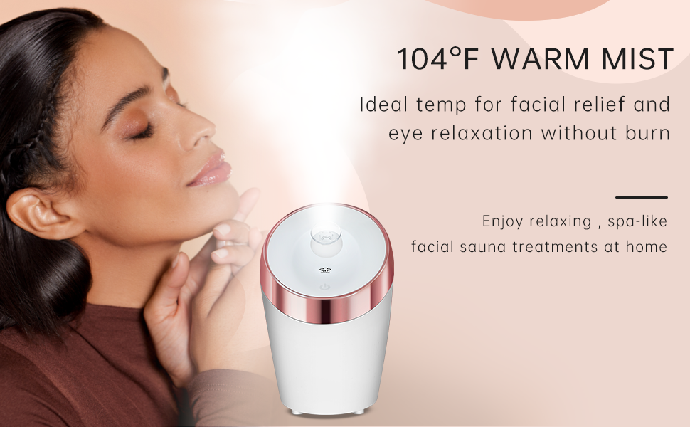Nano Ionic Facial Steamer Warm Mist