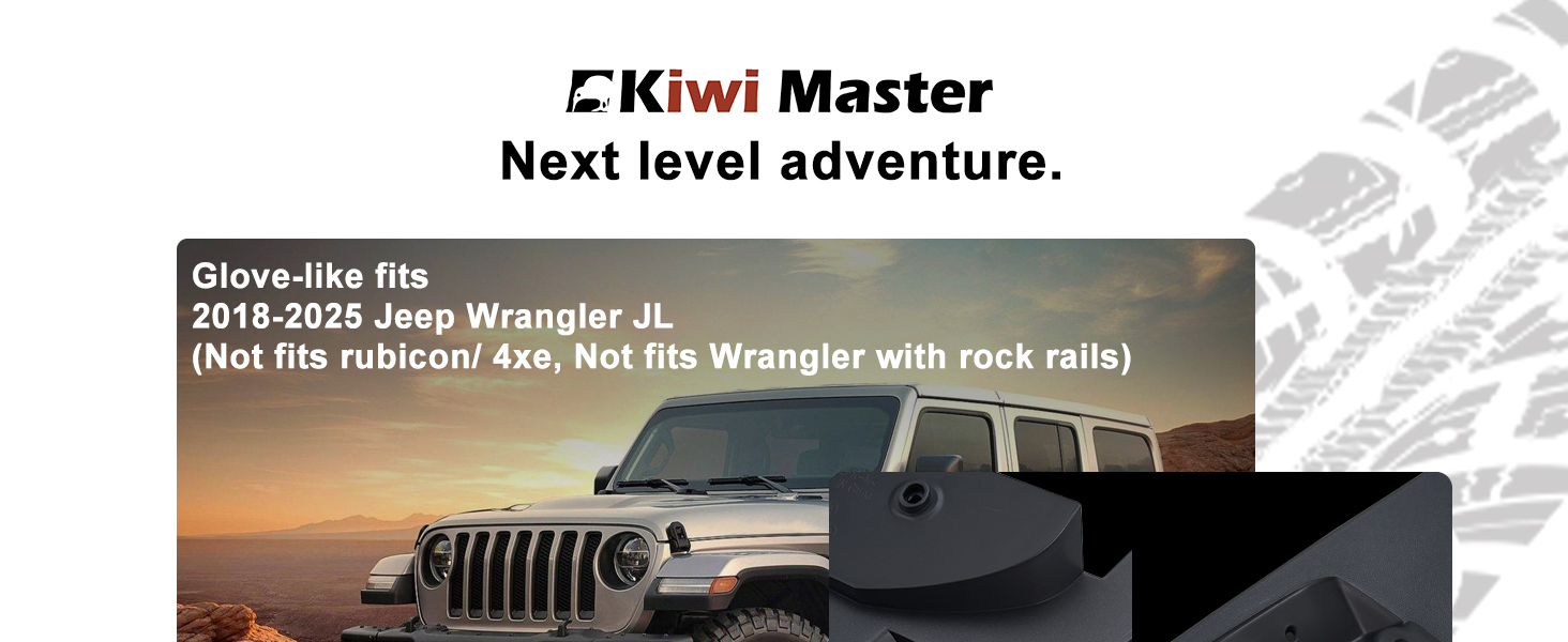 Jeep Wrangler JL Mud Flaps