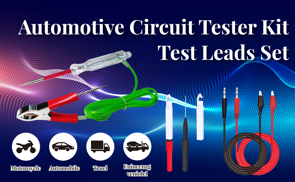 Goupchn Automotive Circuit Tester Kit Test Leads Kit Test