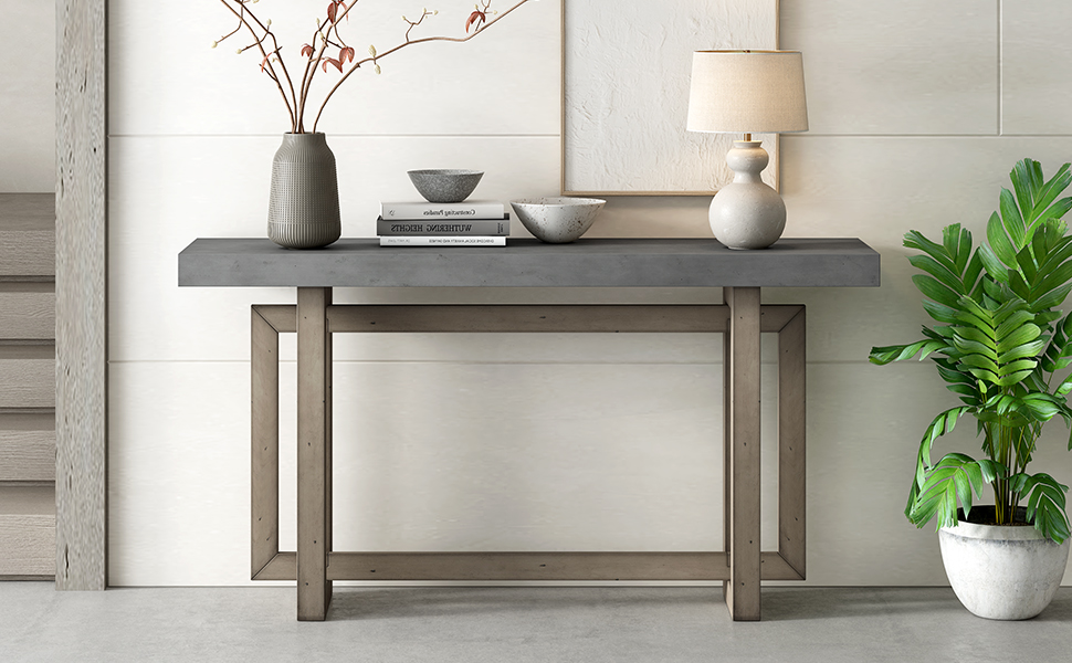 Amazon.com: Hlcodca Contemporary Console Table with