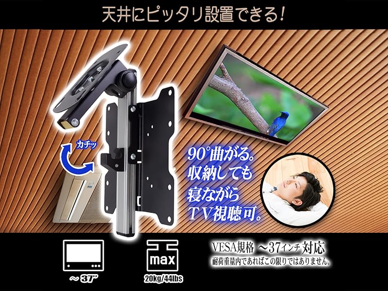 RAMCO MSDSL1 LCD TVブラケット Ramco Double Swing TV Mount - MSDSL-1
