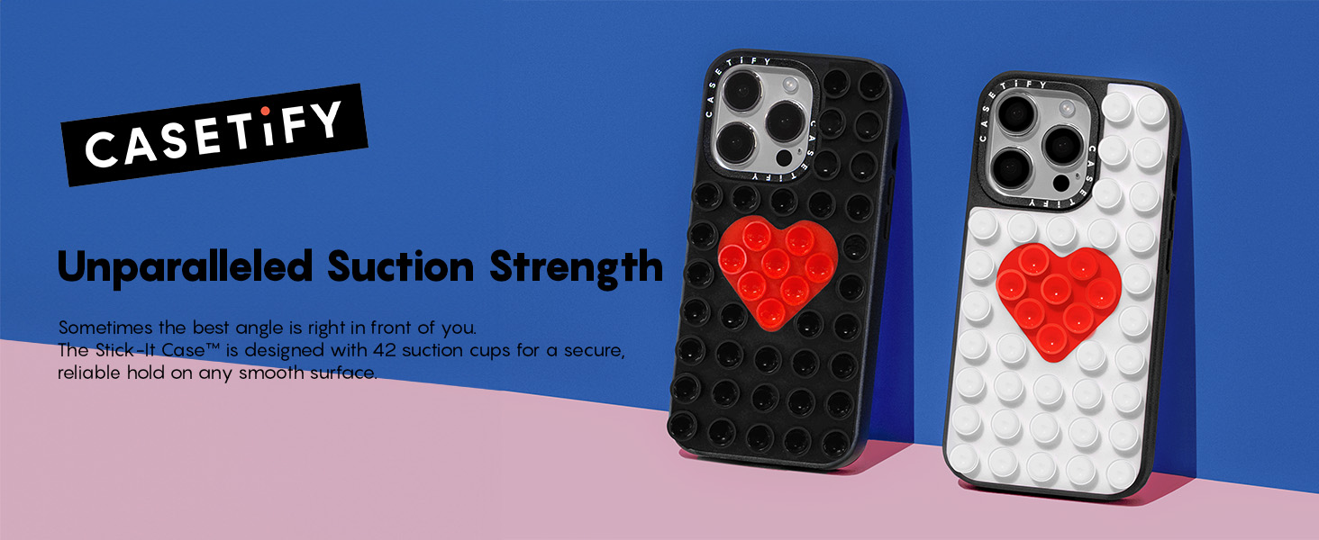 CASETiFY StickIt iPhone 15 Pro Case Black Cell Phones