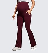 CRZ YOGA Women Butterluxe Maternity Flare Leggings with Pockets 31