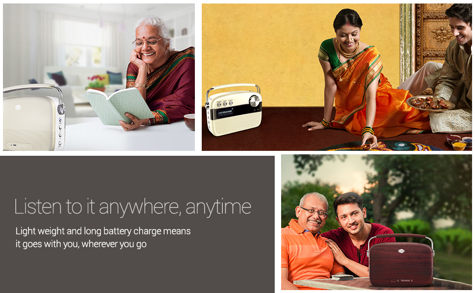 Carvaan Saregama Marathi Bookshelf Portable Music Player with 5000