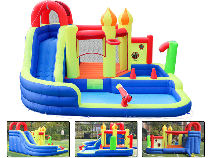 JOOLOOG Blow Up Water Slides for Kids Backyard, Large