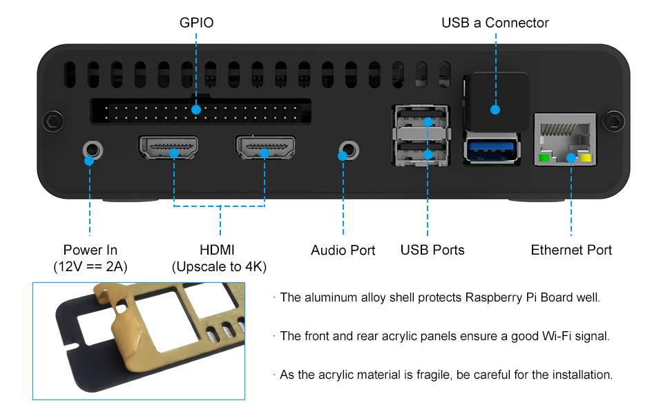 GeeekPi Raspberry Pi 4 DeskPi Pro V2 ケース Amazon.com: GeeekPi DeskPi Pro V2 2.5'' SATA HDD/SSD NAS