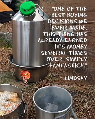 kelly kettle usa scout medium size camping stove customer testimonial