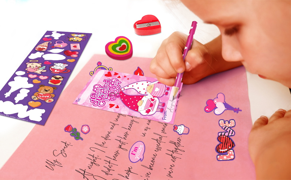 Valentines Day Stationery Set