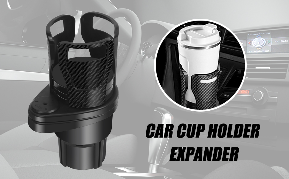 FYY Cup Holder Expander for Car, 2in1 Multifunctional