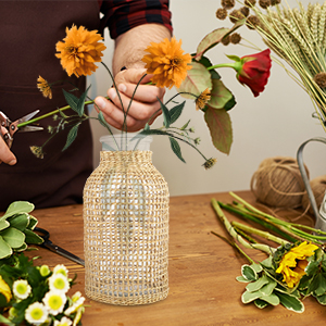 Glass Flower Vase