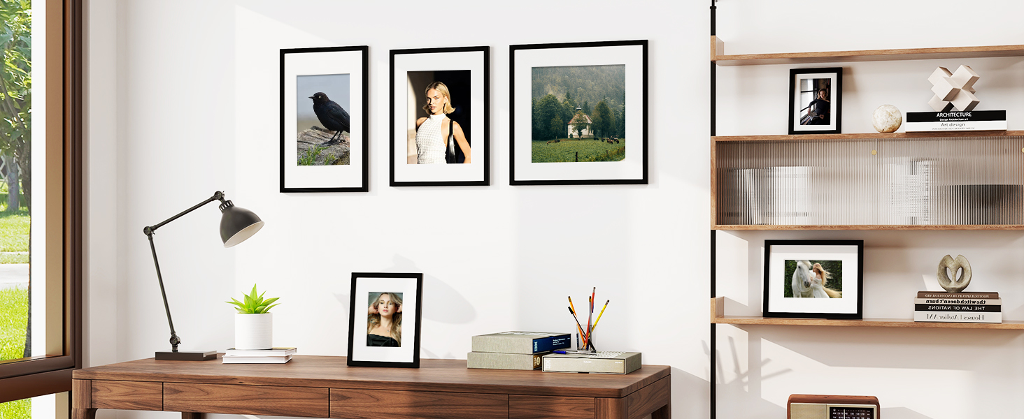 Fun Memories 5x7 Picture Frame, Display Pictures 4x6 with