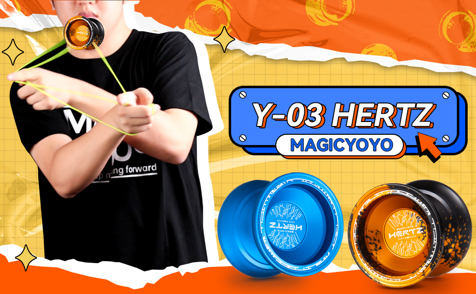 Magic Yoyo Professional Y03Hertz, Unresponsive Yoyo for Kids and