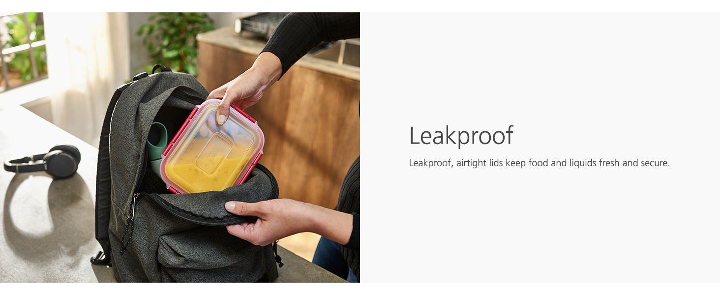 Joseph Joseph Nest Lock, 4 Piece Plastic Food Kitchen Storage Container