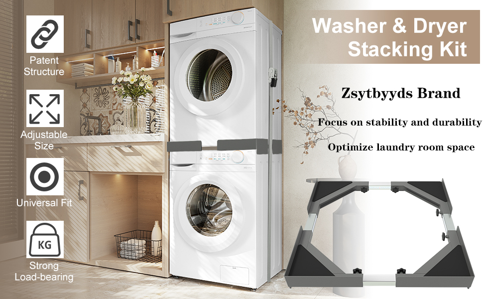 Zsytbyyds Full Size HeavyDuty Stainless Steel Stacking Kit