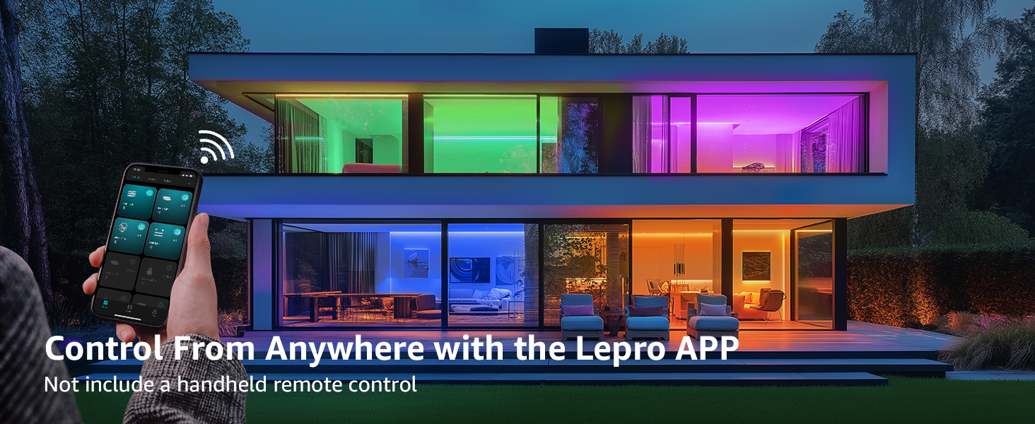 Lepro SE1 AI Smart RGB LED Light Strip with app and voice control