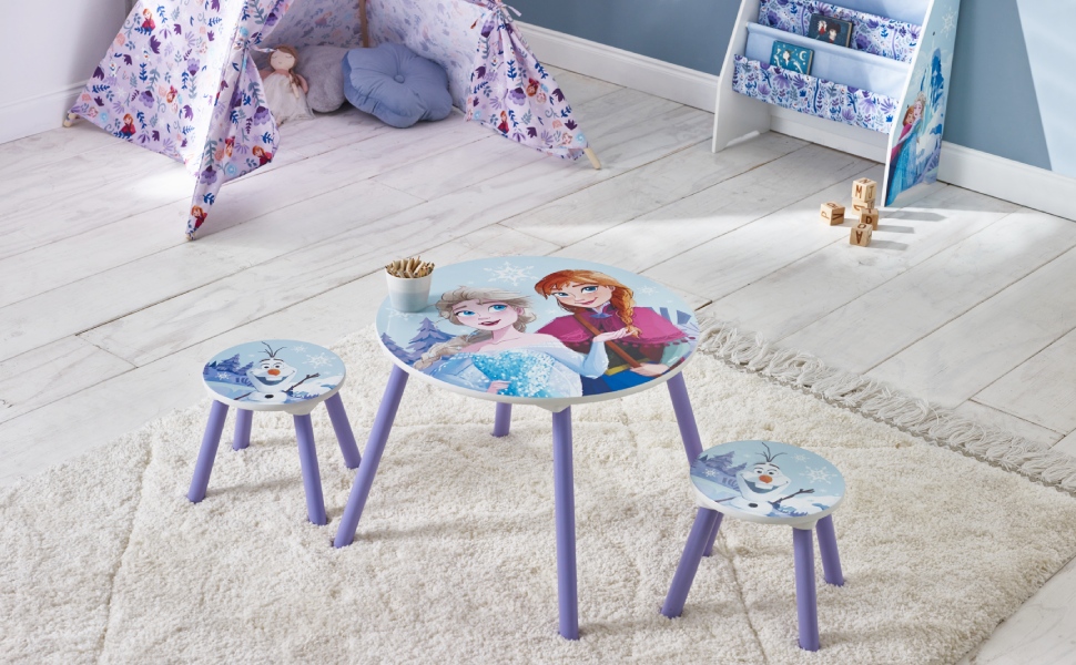 Frozen Table, Frozen, Frozen Kids Collection, Disney Home, Disney, Elsa, Anna, Olaf