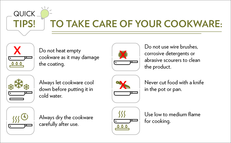 Borosil Vajra Die-Cast Non-Stick Aluminium Deep Fry Pan, Black With Wood-Finish Handles, 1.5 L, 4 Mm Thick, 20 Cm 2 tips